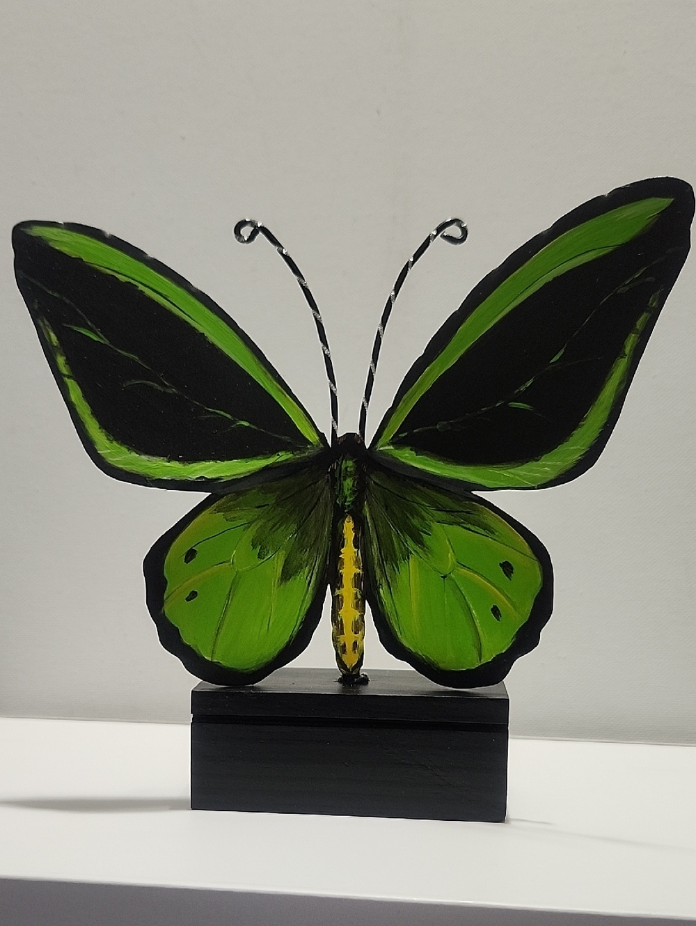 Beautiful Green Metal Butterfly